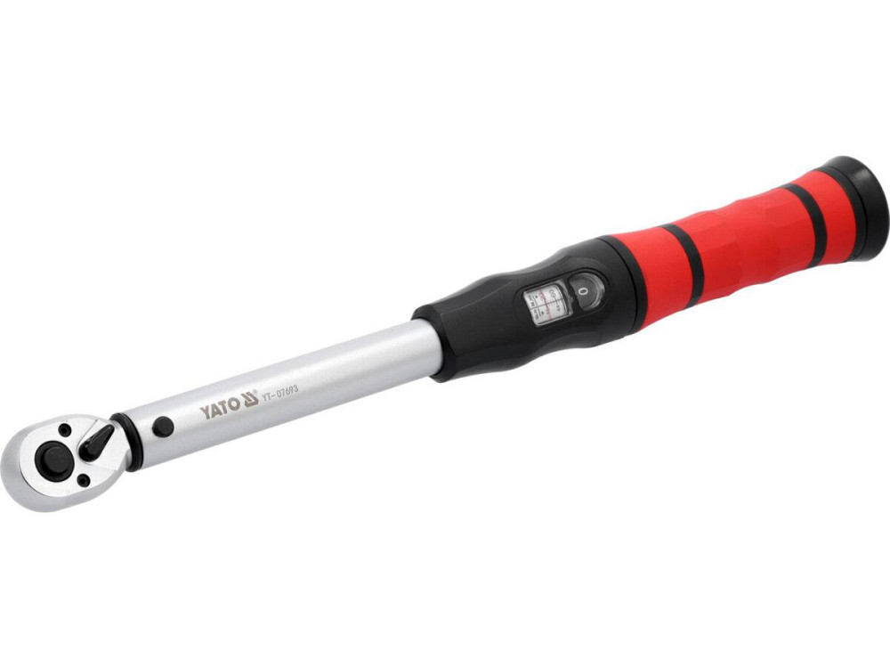 Ключ динамометричний з налаштувальним вічком YATO : квадрат 3/8", F= 20- 120 Нм, L= 425 мм [6] Одеса - фото 1