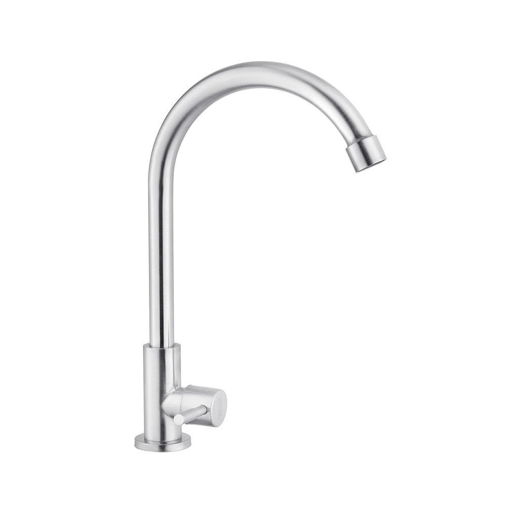 Кран на одну воду Kroner KRP Edelstahl Klassisch — ESG098 сатин Київ - фото 4