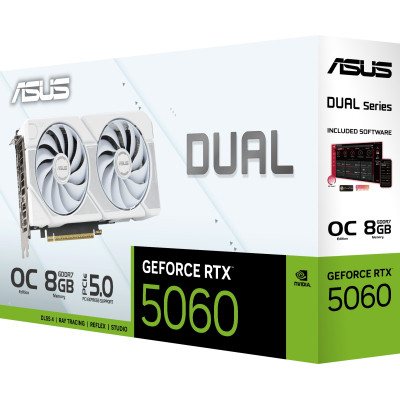 Видеокарта ASUS GeForce RTX5060 8Gb DUAL WHITE OC (DUAL-RTX5060-O8G-WHITE) Винница - изображение 7