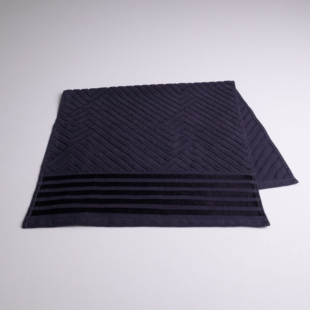 Набор махровых полотенец SOFT 3шт GM Textile 40х70см, 50х90см, 70х140см 500г/м2 (Графитовый) Сумы - изображение 6