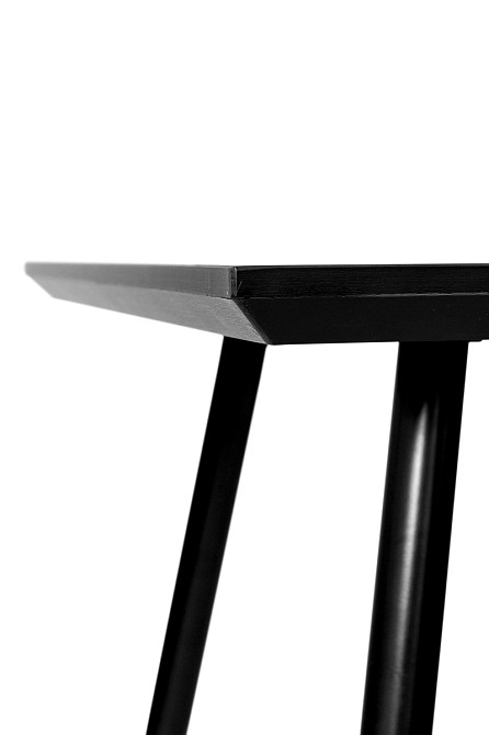 Стіл Торнадо, 120*70, чорний/MDF сірий бетон Київ - фото 6