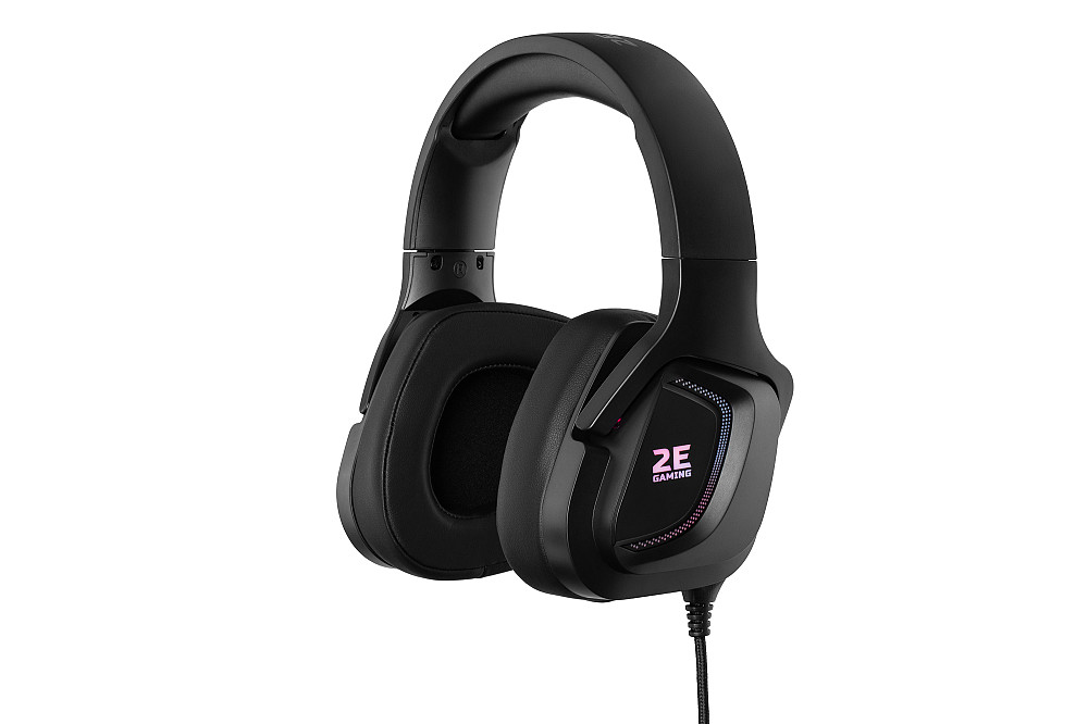 Гарнітура ігрова 2E GAMING HG340, 7.1, USB-A, RGB, 2м, чорний Киев - изображение 7