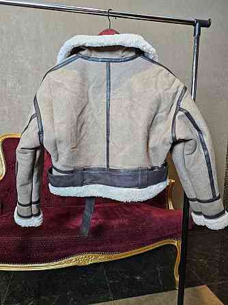 Дубленка женская укороченая Бежевый L Харьков