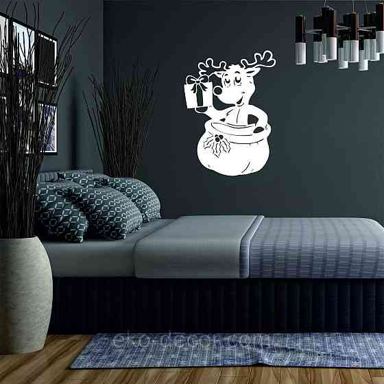 Декоративное настенное Панно «Новый год», Декор на стену 90*65 см Киев