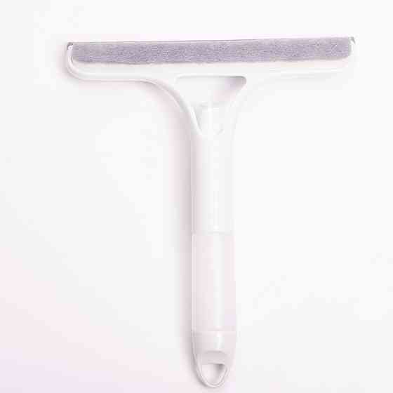 Швабра-щітка з пульверизатором і скребком для миття вікон, дзеркал та гладких поверхонь Біла HP-35015-26W Київ