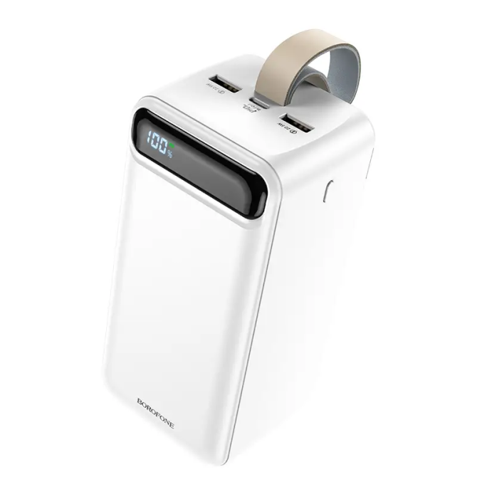 Power Bank Повербанк с быстрой зарядкой и фонарем 50000mAh BOROFONE BJ14D PD20W+QC3.0 Одесса - изображение 9