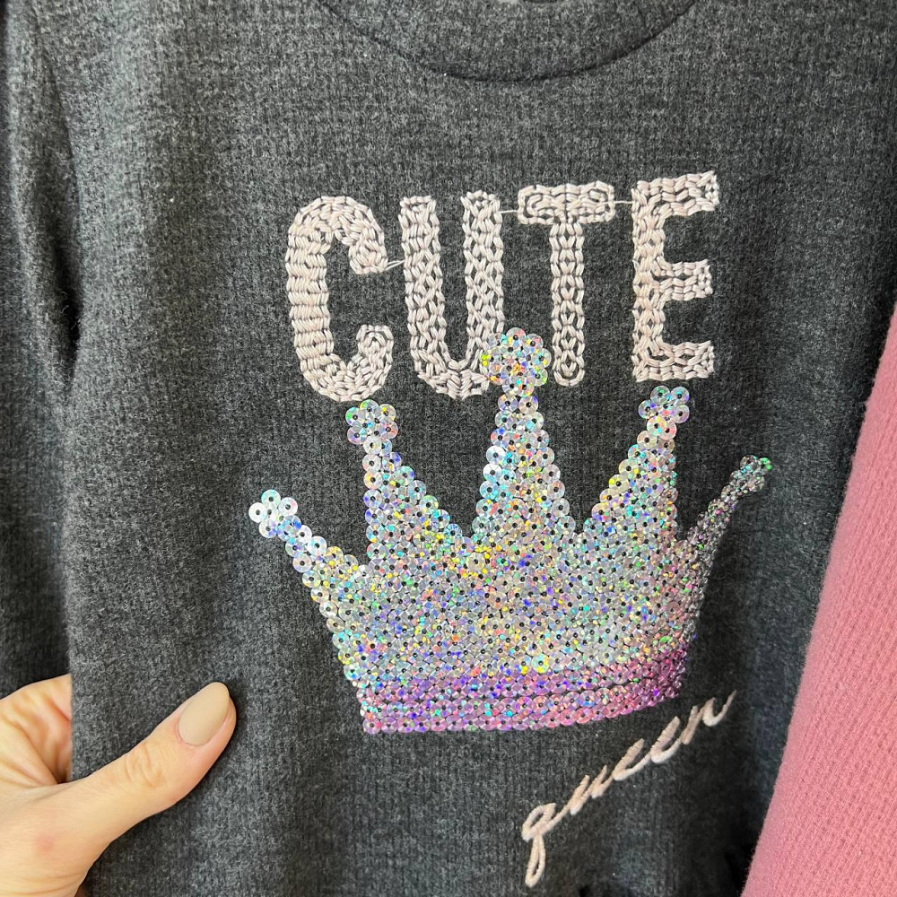 Дитяча сукня Lilax Темно-сіра 4р (98-104см) Київ - фото 2