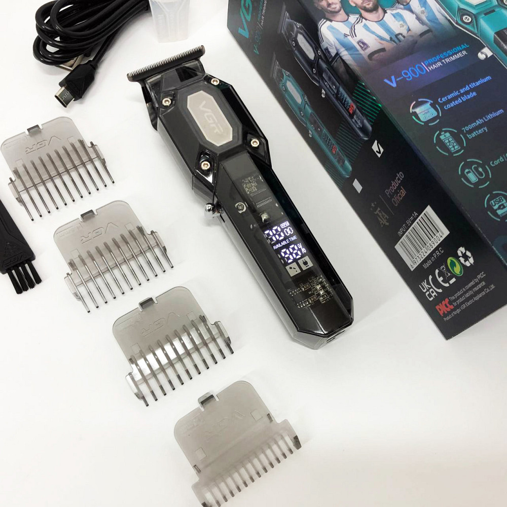 Малошумная машинка для стрижки волос VGR, Профессиональная аккумуляторная машинка Аккумулятор VN-73 Львов - изображение 9