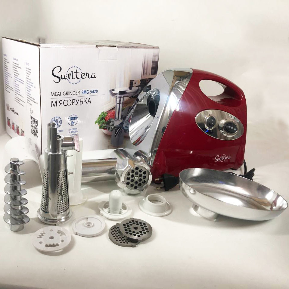 М'ясорубка 3 в 1, Електром'ясорубка помічниця Електрична м'з додатковими насадками PL-59 Львів - фото 3
