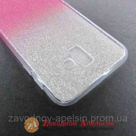 Samsung J6 J610 Plus чехол блестки двухцветный Одесса