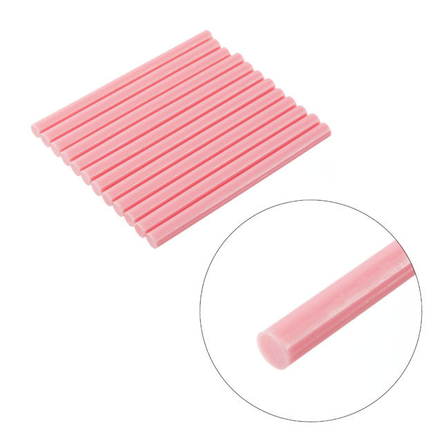 Комплект клейових стрижнів рожевих, 7,4×100 мм, 12 шт. INTERTOOL RT-1047 Київ - фото 3