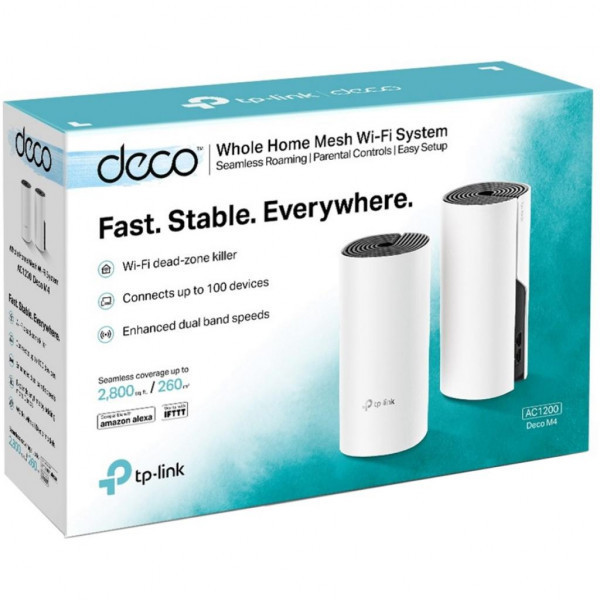 Система Wi-Fi TP-LINK Deco M4 2 pcs (DECO-M4-2-PACK) Київ - фото 4