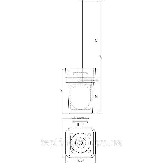 Ерш настенный TOPAZ TКВ 9929A Черновцы