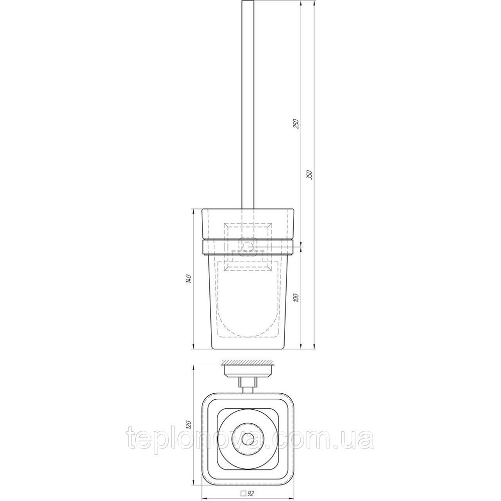 Ерш настенный TOPAZ TКВ 9929A Черновцы - изображение 4