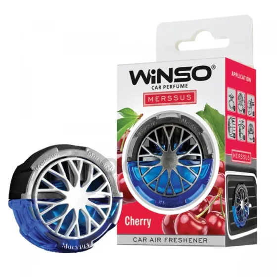 Освіжувач повітря WINSO Merssus Cherry – насичений аромат стиглої вишні для вашого авто Ковель