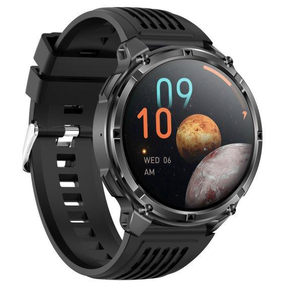 Часы умные наручные Smart Helicopter с компасом и LED-фонариком Черный Винница - изображение 2