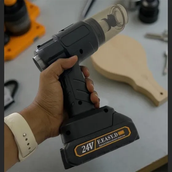 Акумуляторний автомобільний пилосос Maxtop MP-251 150W, 8500Pa, 6 насадок, HEPA, Black Одеса