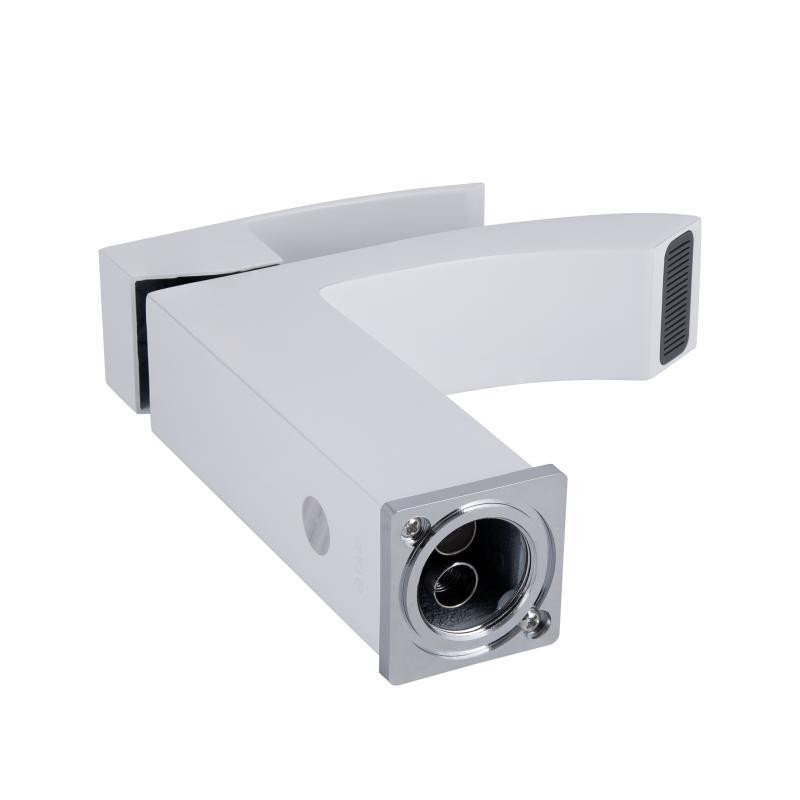 Смеситель для раковины Qtap Swan Cascada QTSWA270CRW45568 (k35), однорычажный, низкий, Chrome/White Харьков - изображение 3