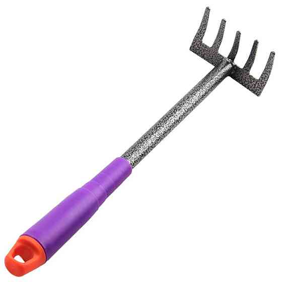 Грабли 5-ти зубов (полая ручка) (ABS) GRAD (5044635) Ровно