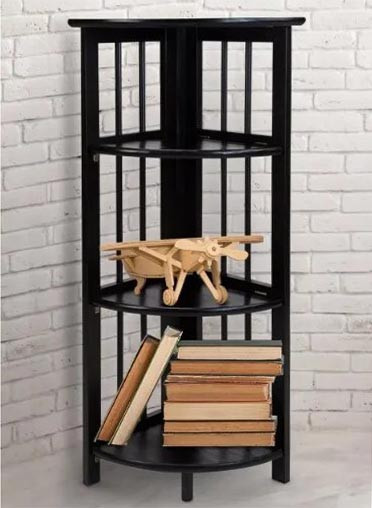 Стеллаж угловой для ванной 