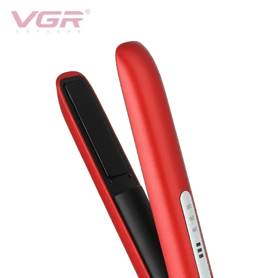 Плойка утюжок беспроводная VGR V-585 для волос Красный Винница