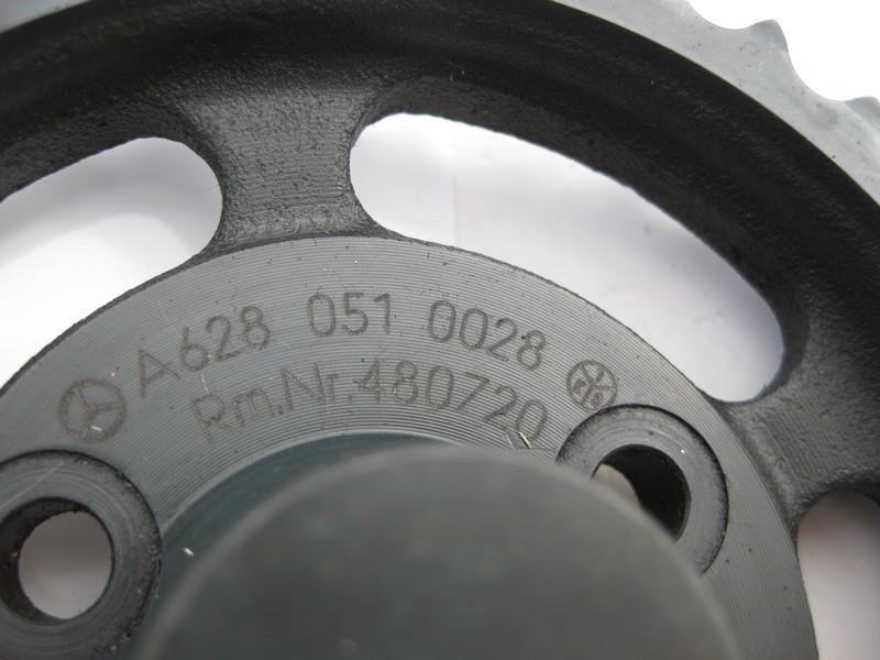 Mercedes-Benz  A6280510028 Шестерня лівого випускного розподільного валу двигуна OM628 V8 4.0 cdi Одеса - фото 3