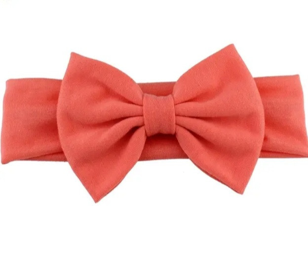 Повязка на голову детская широкая one size оранжевый Киев - изображение 1