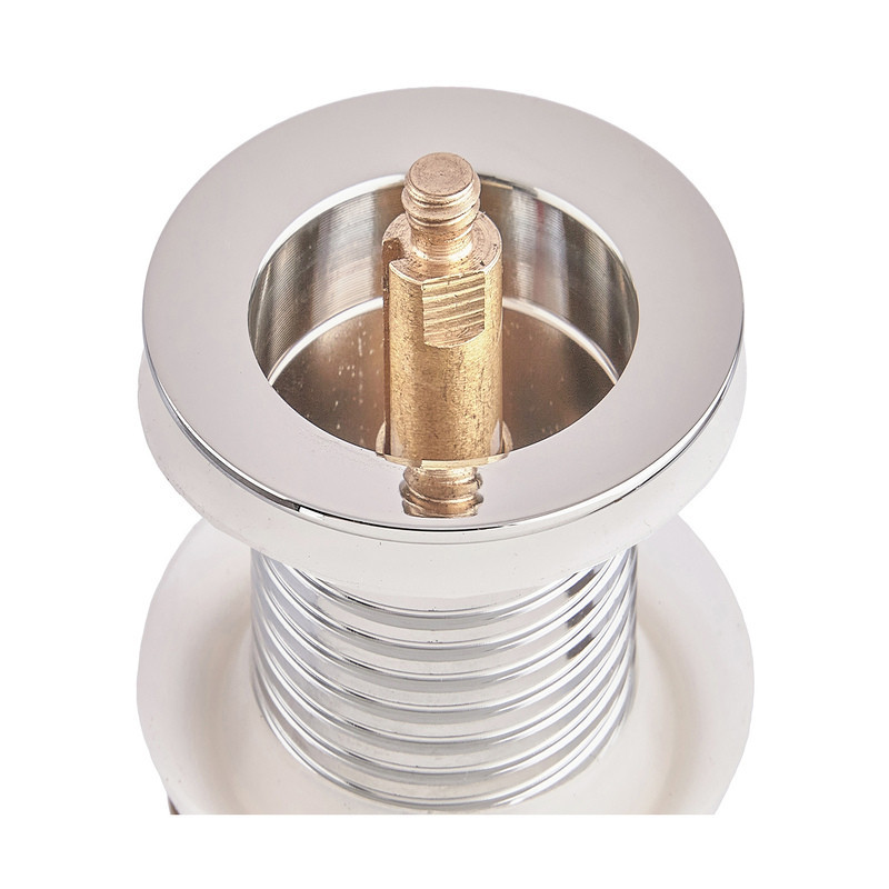 Донный клапан для раковины Zerix BV-06 1 1/4'' без перелива автоматический СLICK-СLACK (Цвет хром) (ZX6023) Киев - изображение 8