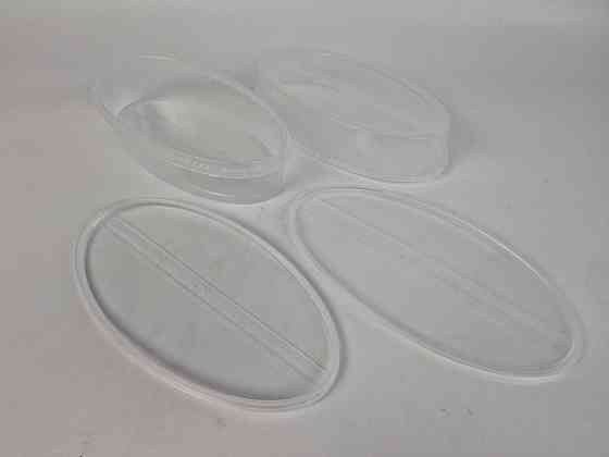 Судок с крышкой  овальный 1,3 л. прозрачное  (1 шт) Харьков