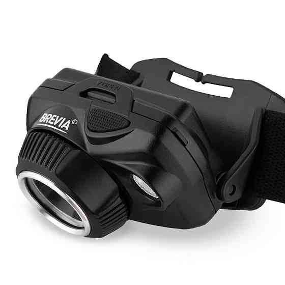 Ліхтар налобний Brevia 700Lm, Focus Control, 800mAh/3xAAA, IP64 білий/теплий білий Львів