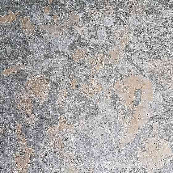 Шпалери метрові вінілові на флізелін 24 Carati Cristiana Masi під штукатурку структурні чорні з золотистим Київ