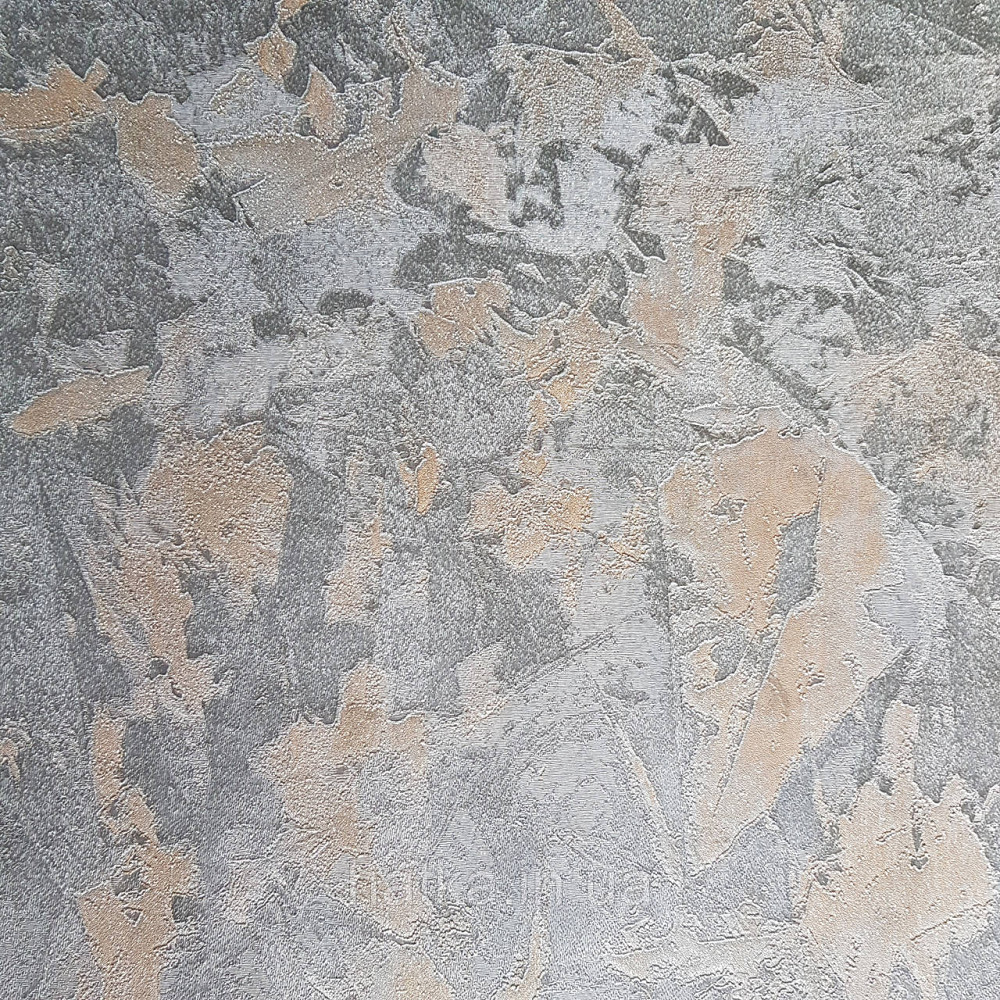 Шпалери метрові вінілові на флізелін 24 Carati Cristiana Masi під штукатурку структурні чорні з золотистим Київ - фото 1