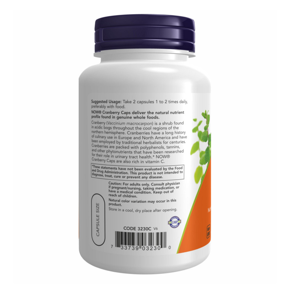Журавлина Now Foods Cranberry 700mg 100 раст капс Київ - фото 6