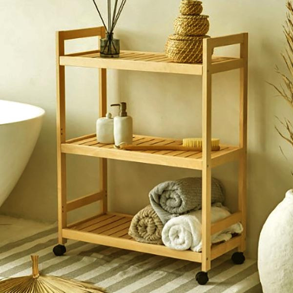 Етажерка для ванної на коліщатах "Дорлі" каррі Миколаїв - фото 1