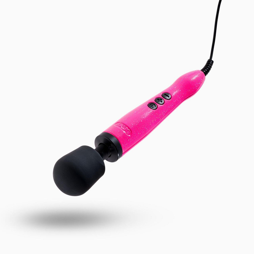 Вібромасажер DOXY Die Cast Massager Hot Pink, дуже потужний, живлення 220В, металевий корпус Sex Aura Київ - фото 2