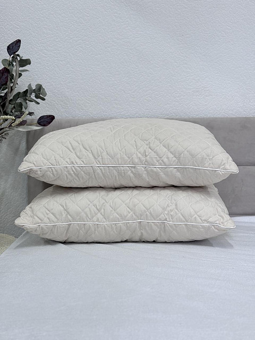 Ecotton Подушка Ecotton 50х70 см антиалергенна із мікрофібри бежева Beige Киев - изображение 5