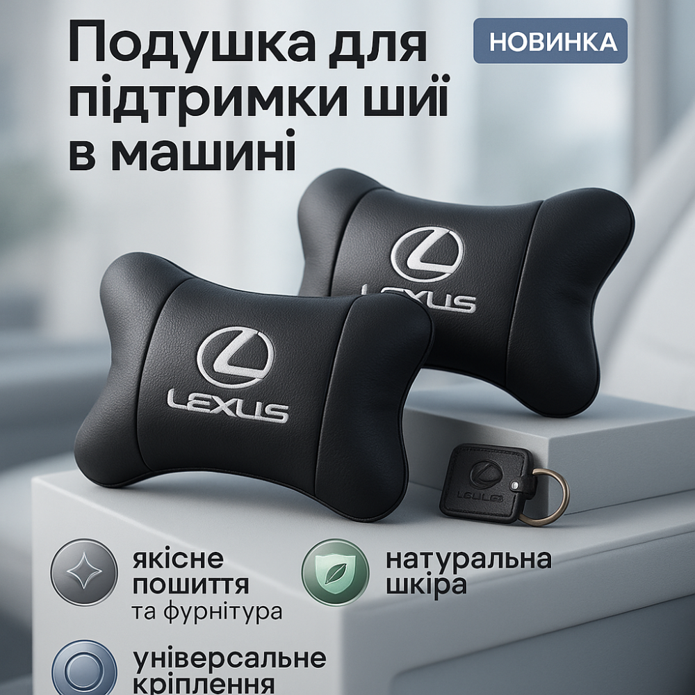 Подарунок чоловікові водієві, Комфортна подушка для автомобіля, Дорожні подушки, Авто подушка під шию XQ-32 Львів - фото 13