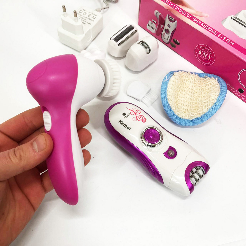 Триммеры для интимных зон, Эпилятор с различными насадками, Эпилятор с насадками для разных участков NC-38 Львов - изображение 17