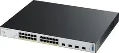 Комутатор ZyXEL 28-port GbE Nebula Cloud Managed PoE Switch: 24x GbE + 4x 10GbE SFP+ (NSW20028PEU0101F) Київ - фото 1