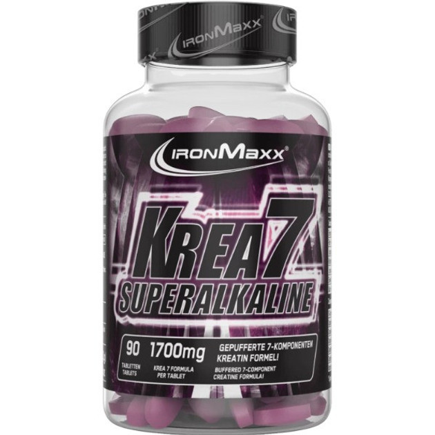 Креатин Ironmaxx Krea7 Superalkaline 2130 мг 90 таблеток Луцьк - фото 1