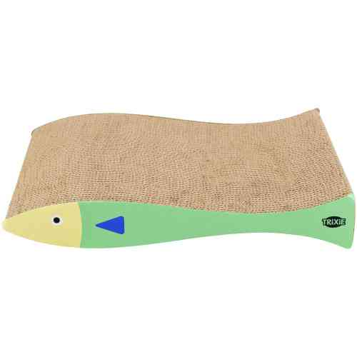 Рыба картонная с кошачьей мятой 2 шт 40х30х11 см мятно-кремовый Киев