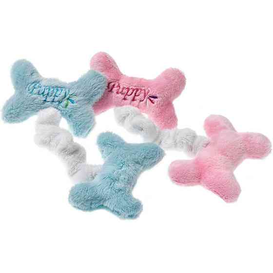 Flamingo Puppy Mini Bones ФЛАМИНГО ПАППИ МИНИ БОНЗ мягкая игрушка с пищалкой для щенков Киев