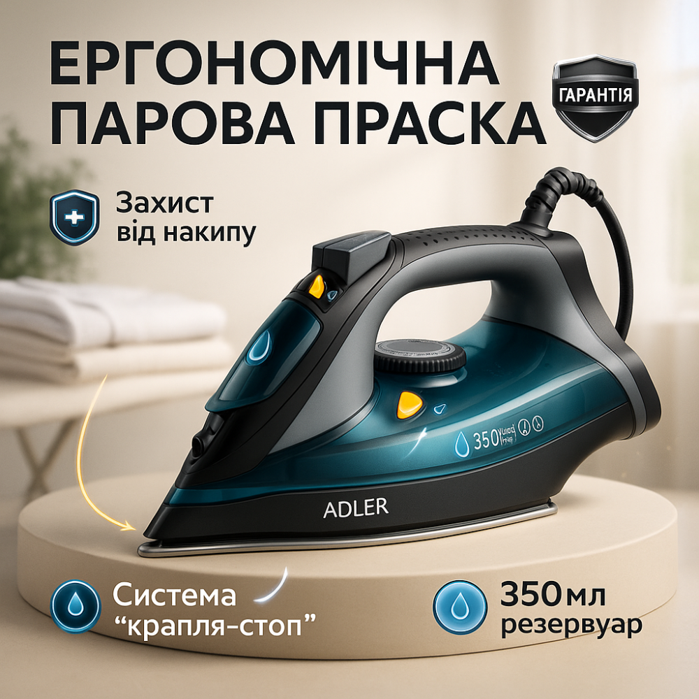 Утюг для одежды с функцией пара, Утюг электрический паровой Ручной бытовой с паром VL-95 Львов - изображение 9