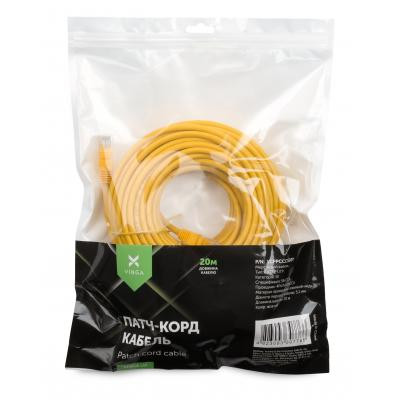 Патч-корд Vinga 20 m CCA (VCPPCCCS20Y) Винница - изображение 4