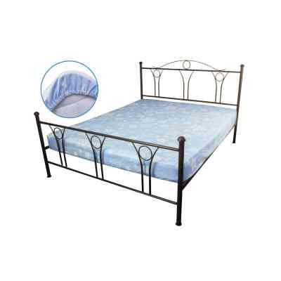 Простирадло Руно бязь на гумці Blue Star 90х200 см (503.114У_Blue star) Вінниця