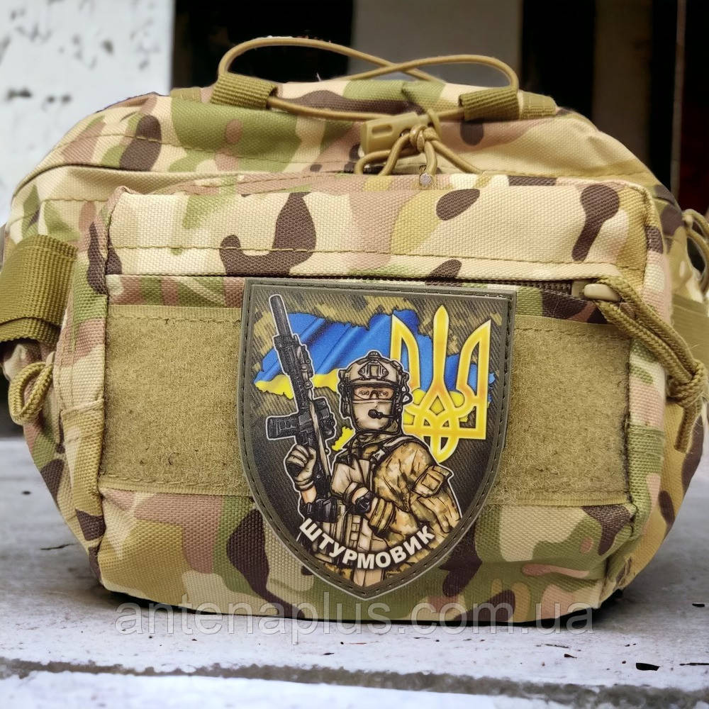 "Штурмовик" карта і герб шеврон / патч Київ - фото 2