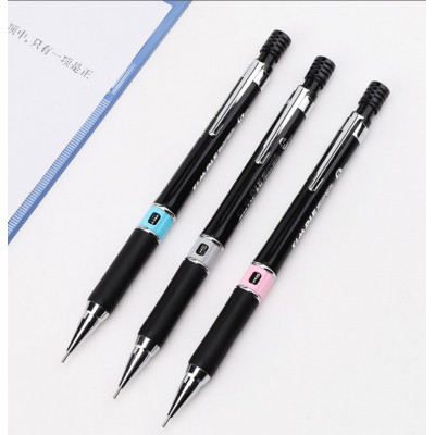 Олівець механічний Baoke НВ 0,5 мм, з грипом, з ластиком, чорний (PENCIL-BAO-ZD111) Вінниця - фото 3