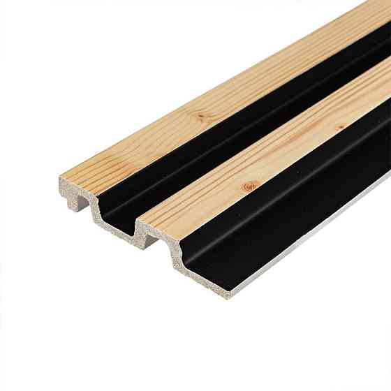 Рейка декоративная PS 2900х120х20мм Сосна з графитом SW-00002146 Днепр