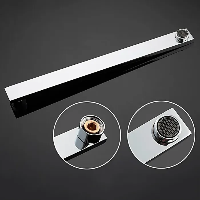 Смеситель для ванны с душевым гарнитуром GAPPO Jacob G2207-7 белый/хром Киев - изображение 7