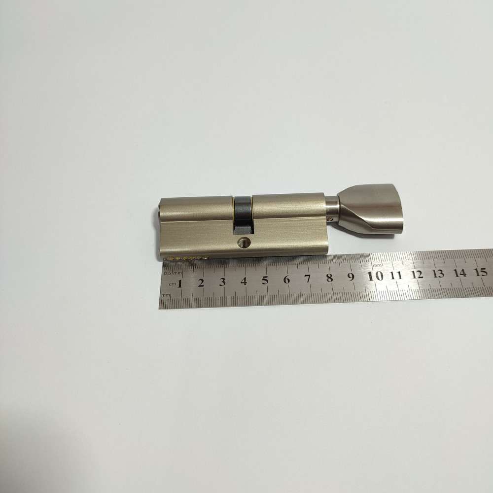 Циліндр ZETE СК-80 (40/40) латунь ручка Харків - фото 1